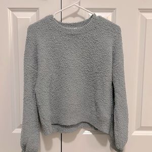 Blue Fuzzy Sweater